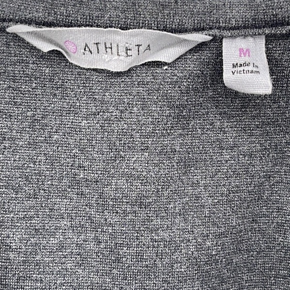 Athleta Strata Moto Stretch Ponte Knit Zip Pocket Dress Size Medium - Picture 4 of 6